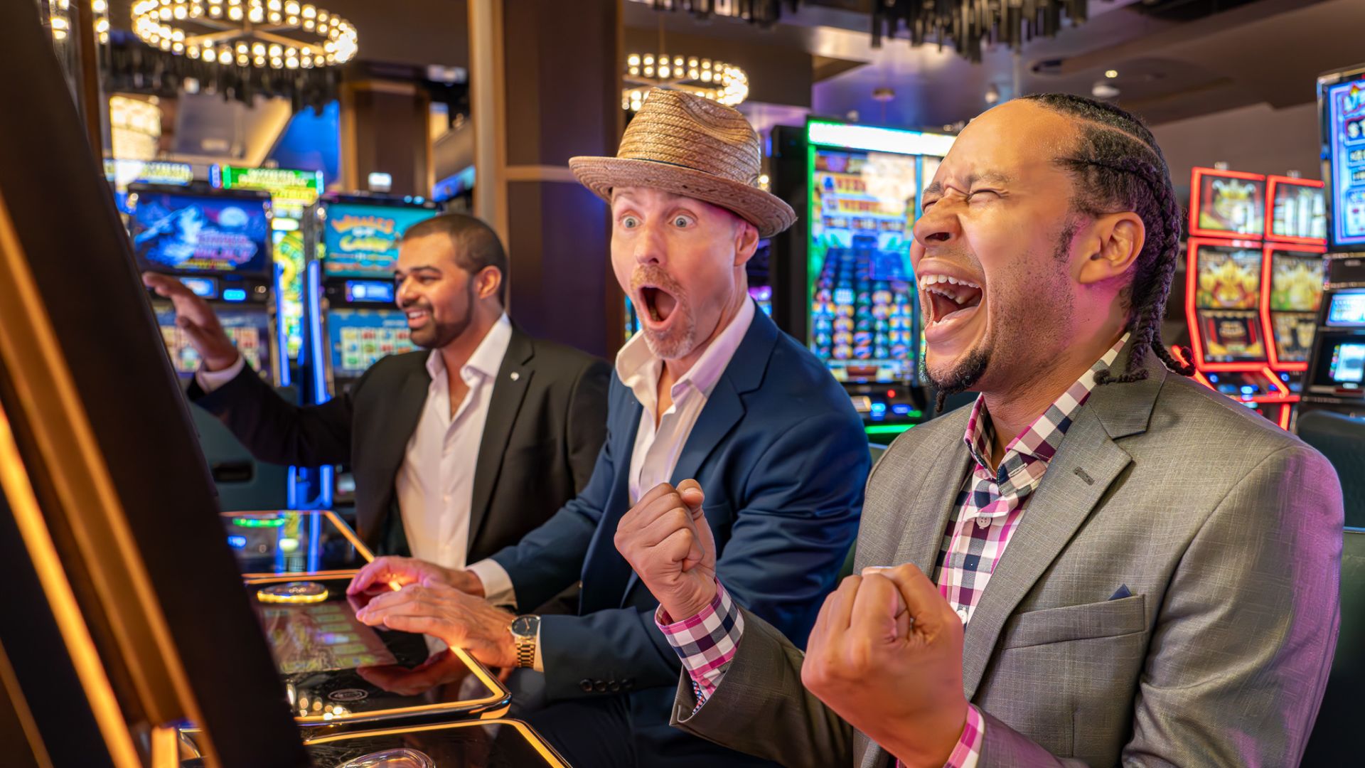 A Couple Of Men Laughing